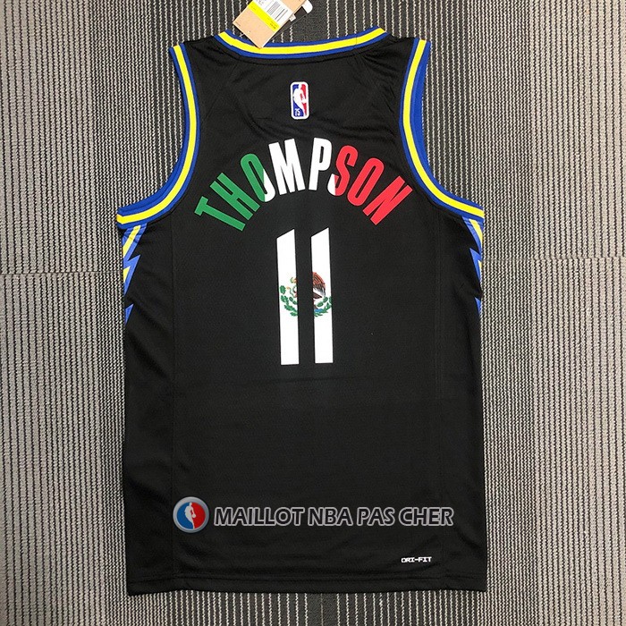 Maillot Golden State Warriors Klay Thompson NO 11 2022 Slam Dunk Special Mexique Edition Noir